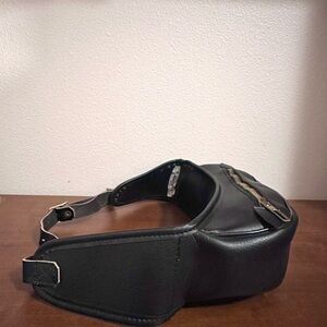 LAFUMA Black Leather Waist Bag